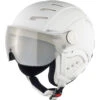 Alpina Jump 2.0 Skihelm Mit Visier White Matt Damen, Herren