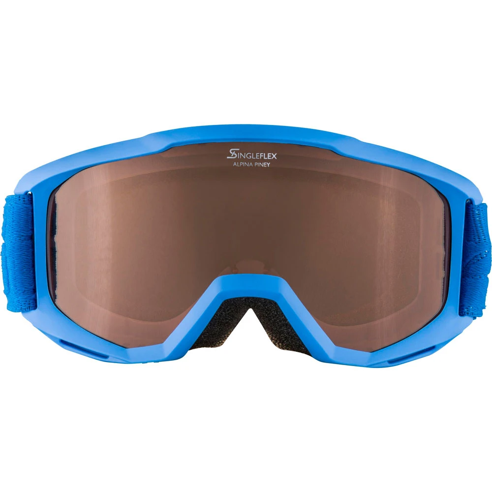 Alpina Piney Skibrille Blue/Orange Kinder 5 Alpina Piney Skibrille Blue/Orange Kinder – Bild 3