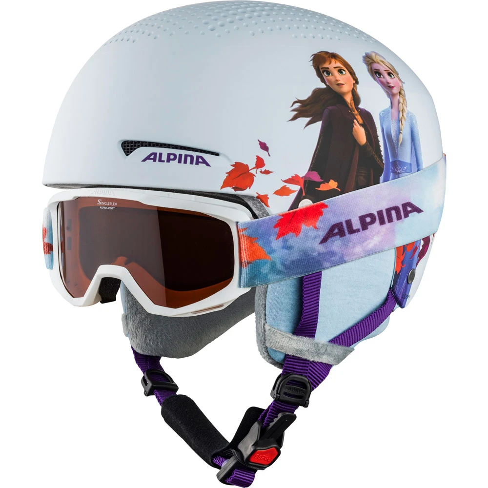Alpina Zupo Set Helm Und Skibrille Frozen II Kinder 3 Alpina Zupo Set Helm Und Skibrille Frozen II Kinder
