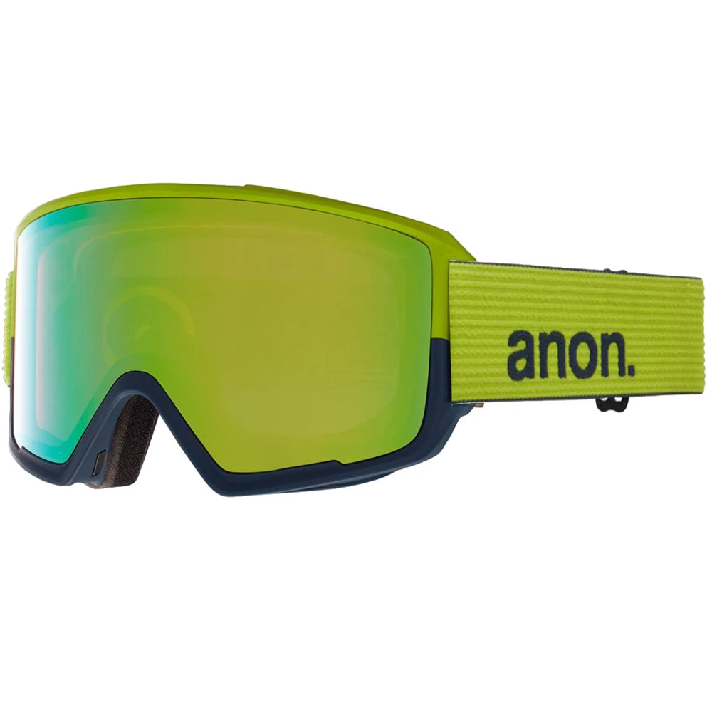 Anon M3 MFI With Spare Snowboardbrille Mit Zubehör Blue Split/Perceive Variable Green/Pink Herren 3 Anon M3 MFI With Spare Snowboardbrille Mit Zubehör Blue Split/Perceive Variable Green/Pink Herren