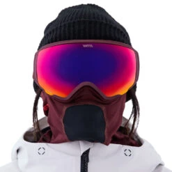 Anon WM1 MFI With Spare Snowboardbrille Mulberry/Prcv Sunny Red + Prcv Burst Damen -Skigeschäft anon wm1 mfi spare 19176106600 02 gross