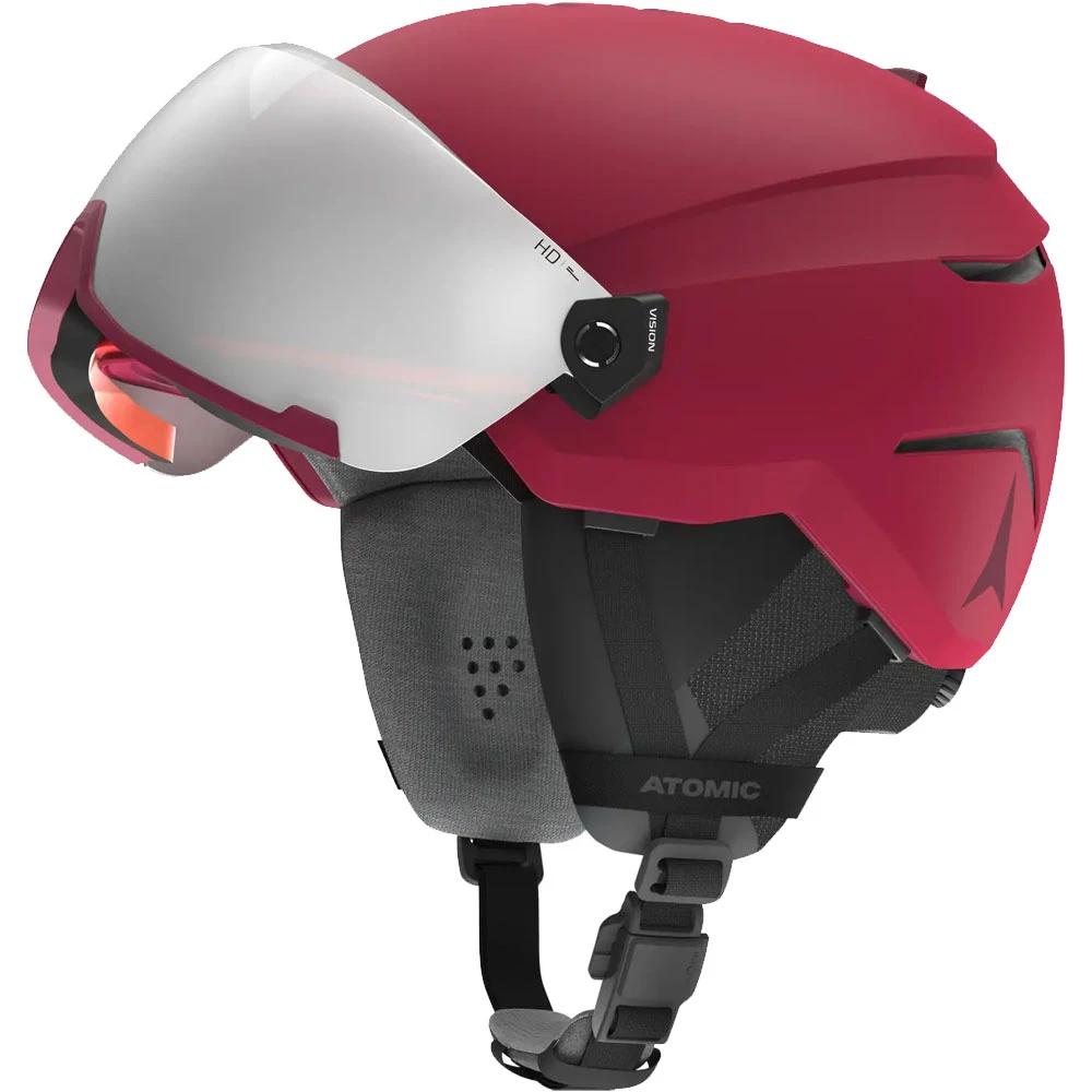 Atomic Savor Amid Visor HD Skihelm Dark Red Damen, Herren – Bild 2