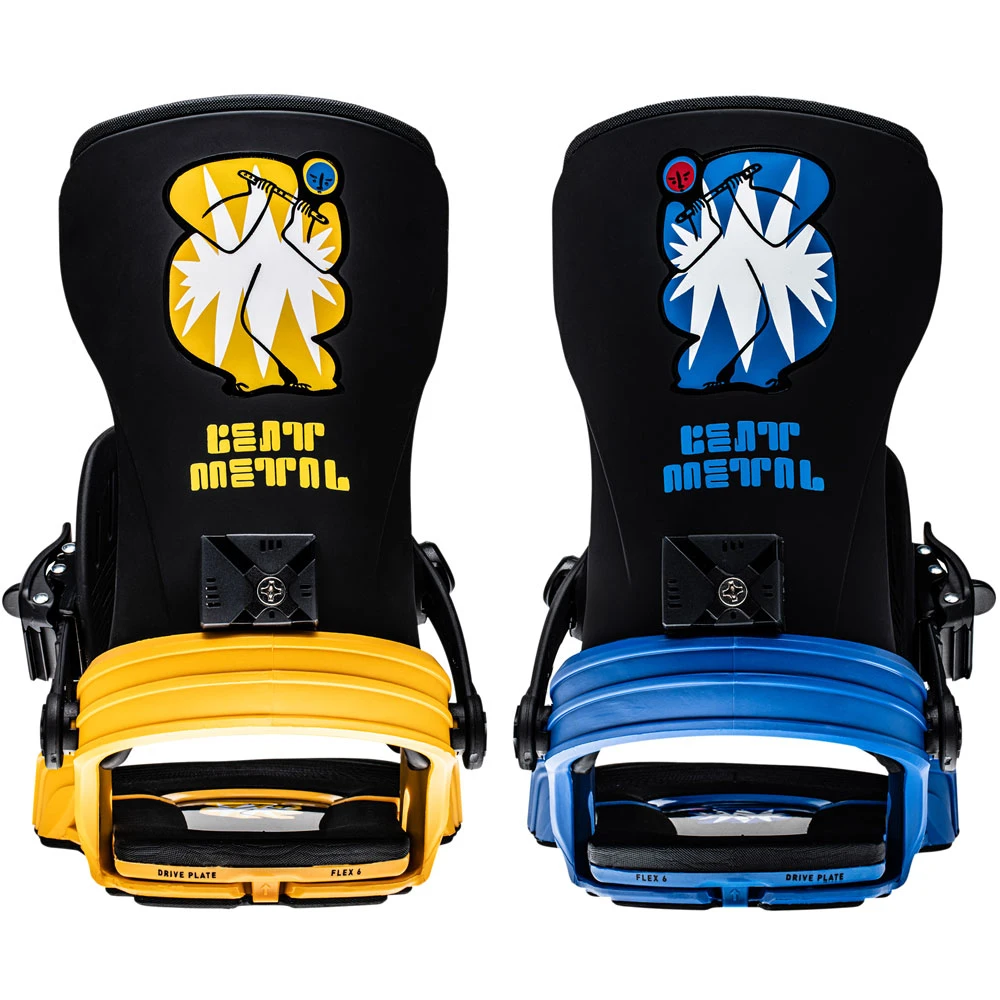 Bent Metal Axtion Snowboardbindung Blue/Yellow Herren 4 Bent Metal Axtion Snowboardbindung Blue/Yellow Herren – Bild 2