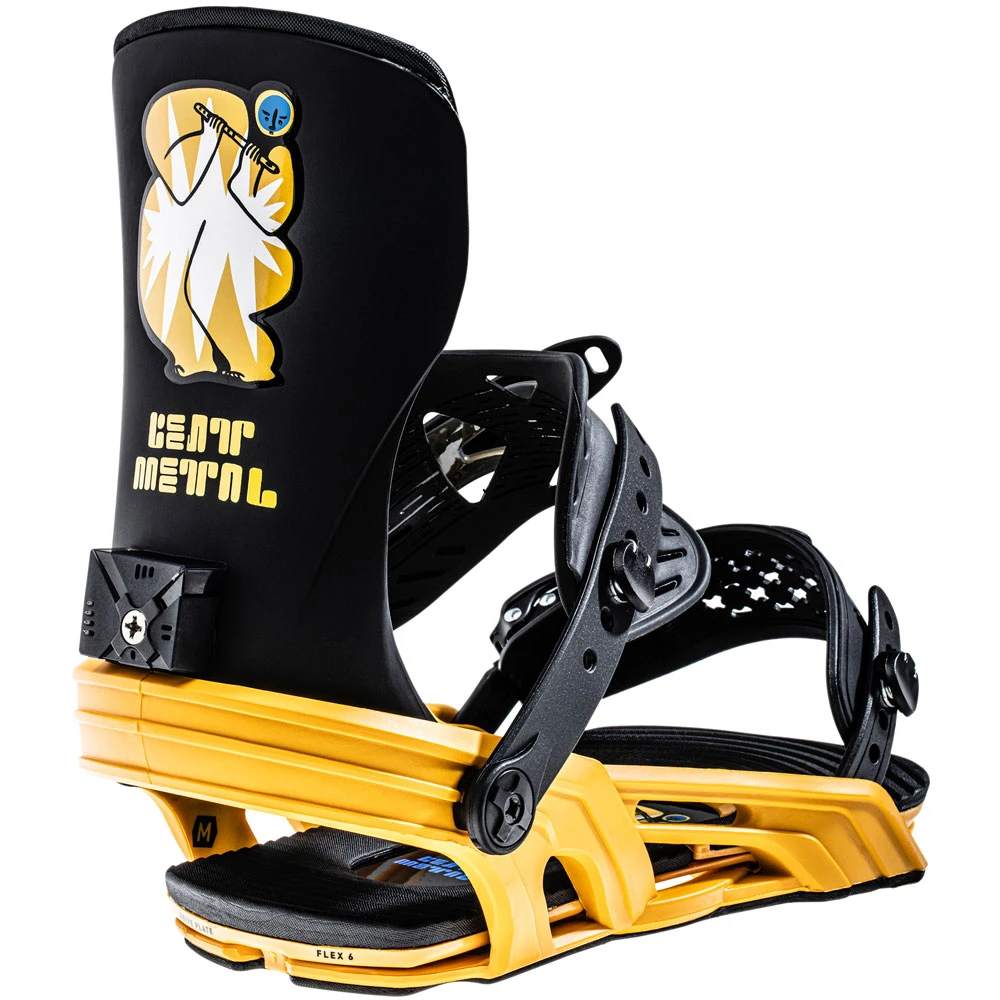 Bent Metal Axtion Snowboardbindung Blue/Yellow Herren 5 Bent Metal Axtion Snowboardbindung Blue/Yellow Herren – Bild 3