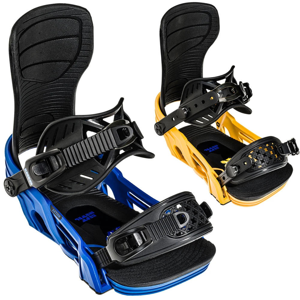 Bent Metal Axtion Snowboardbindung Blue/Yellow Herren 3 Bent Metal Axtion Snowboardbindung Blue/Yellow Herren