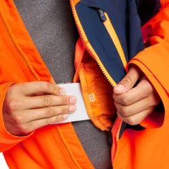 Burton [ak] Gore-Tex Cyclic Schneejacke Clownfish Orange/Dress Blue Herren -Skigeschäft burton ak gore tex cyclic jacket 10002108802 03 gross