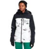 Burton [ak] Gore-Tex Embark Wintersportjacke True Black/Powder Pillows (Pow Pow) Damen