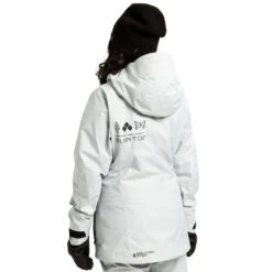 Burton [ak] Gore-Tex Upshift Winterjacke Solution Dyed Light Gray Damen -Skigeschäft burton ak gore tex upshift jacket 21282101020 02 grossI3BBds79LtlMS