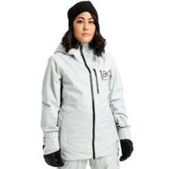 Burton [ak] Gore-Tex Upshift Winterjacke Solution Dyed Light Gray Damen
