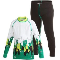 Craft Be Active Funktionswäscheset Black/Multicolor Kinder