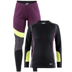 Craft Be Active Set Skiunterwäsche Tune/Dark Grey Damen