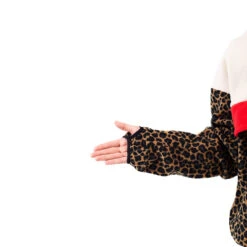 Eivy Ball Fleece Mid Layer Offwhite & Leopard Damen -Skigeschäft eivy ball fleece 6221190218 6066 03 gross