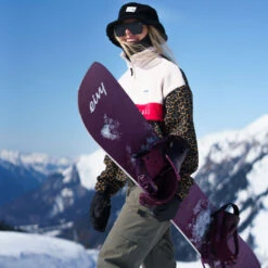 Eivy Ball Fleece Mid Layer Offwhite & Leopard Damen -Skigeschäft eivy ball fleece 6221190218 6066 07 gross