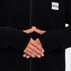 Eivy Redwood Sherpa Coat Fleecemantel Black Damen -Skigeschäft eivy redwood sherpa coat 6221190223 6001 01 gross
