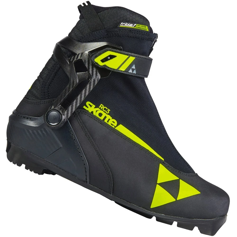 Fischer RC3 Skate Langlaufschuhe Black/Yellow Damen, Herren 3 Fischer RC3 Skate Langlaufschuhe Black/Yellow Damen, Herren
