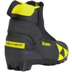 Fischer XJ Sprint Langlaufschuhe Black/Yellow Kinder -Skigeschäft fischer xj sprint s40821 02 gross