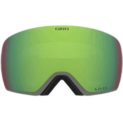 Giro Article Schneebrille Grey Wordmark/Vivid Emerald+Infrared Damen, Herren -Skigeschäft giro article grey woodmark 300082033 01 gross