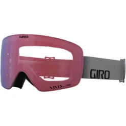 Giro Contour Skibrille Grey Wordmark/Vivid Ember Vivid Infrared Damen, Herren -Skigeschäft giro contour grey wordmark 300098005 03 gross