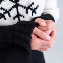 Head Rebels Coco Strickpulli Black/White Damen -Skigeschäft head rebels coco pullover womens 824462 blackwhite 02 gross