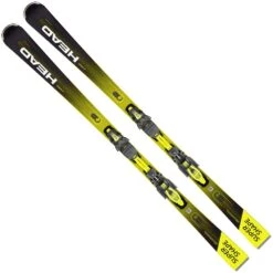 Skigeschäft 17 Head Supershape E-Speed Alpin-Ski Black/Neonyellow Damen, Herren