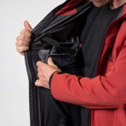 Jones Peak Bagger Skijacke Safety Red Herren -Skigeschäft jones peak bagger jacket safety red 04 gross