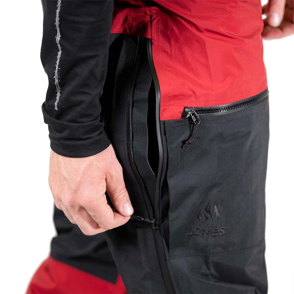 Jones Shralpinist 3L Gore-Tex Pro Skihose Safety Red Herren – Bild 5
