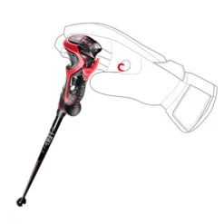 Leki Airfoil 3D Ski Alpin-Stöcke Schwarz/Rot Damen, Herren -Skigeschäft leki airfoil 3d 65067951 02 gross