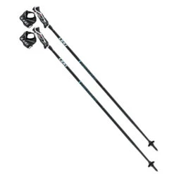 Leki Artena Airfoil 3D Skistöcke Schwarz/Türkis Damen, Herren