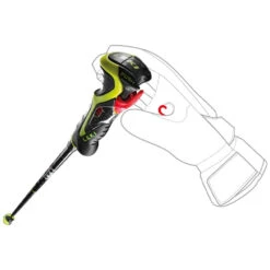 Leki Carbon 14 3D Skistöcke Blue Metallic/Neonyellow Damen, Herren -Skigeschäft leki carbon 14 3d 65067902 02 gross