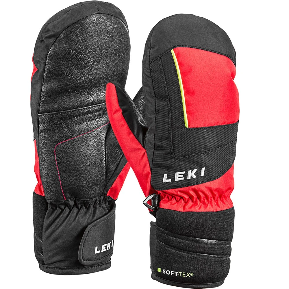 Leki Nico Junior Mitten Fausthandschuhe Red/Black-Yellow Kinder 3 Leki Nico Junior Mitten Fausthandschuhe Red/Black-Yellow Kinder