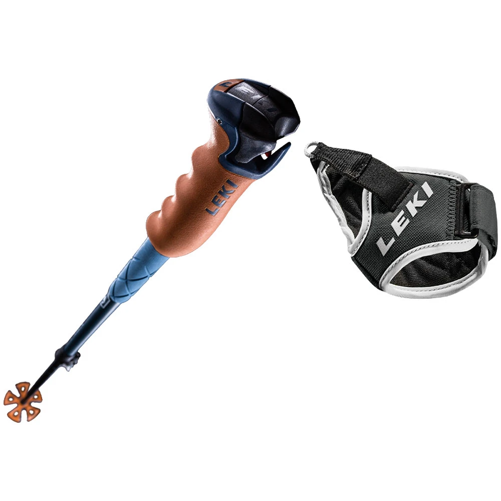 Leki Patrol Vario S Skistöcke Denimblue/White Damen, Herren 4 Leki Patrol Vario S Skistöcke Denimblue/White Damen, Herren – Bild 2