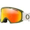 Oakley O Frame 2.0 Pro XL Snowgoggle Dark Brush Grey/Fire Iridium-Persimmon Damen, Herren -Skigeschäft oakley o frame 2 pro xl oo7112 08 gross