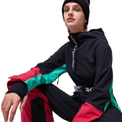 Oakley TNP Cassie Winteranzug Black/Mint Damen -Skigeschäft oakley tnp cassia one piece foa500025 9bm 02 gross