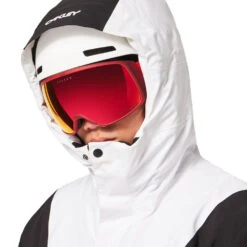 Oakley TNP TBT Insulated Snowboardjacke White/Blackout Herren -Skigeschäft oakley tnp tbt foa403652 10f white 02 gross