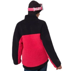 Oakley TNP Sherpa Fleece Fleecepullover Black/Rubine Damen -Skigeschäft oakley tnp womens sherpa fleece foa500006 9br 01 gross