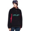 Oakley TNP Sherpa Fleece Fleecepullover Black/Rubine Damen