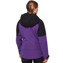 Oakley Camellia Insulated Skijacke Blackout/Deep Violet Damen -Skigeschäft oaykley camellia insulated foa500011 9eg 02 gross