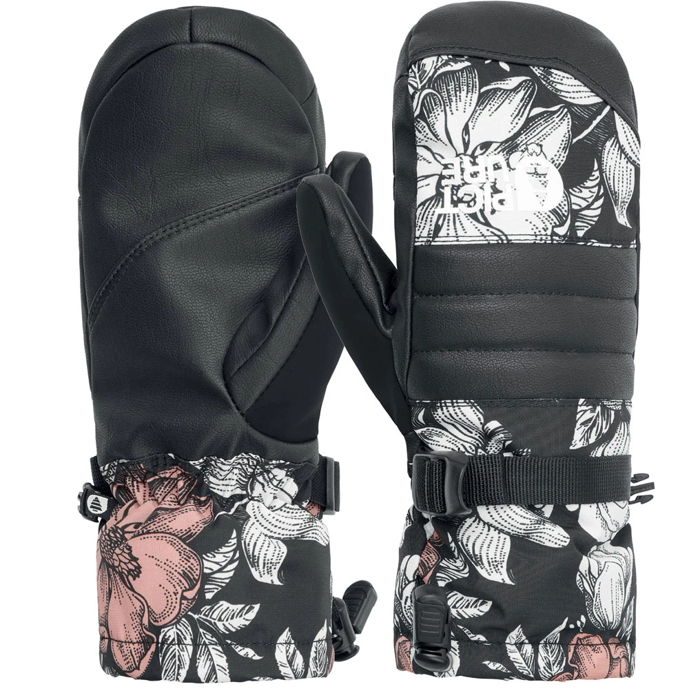 Picture Anna Mitts Fausthandschuhe Peonies Black Damen 3 Picture Anna Mitts Fausthandschuhe Peonies Black Damen