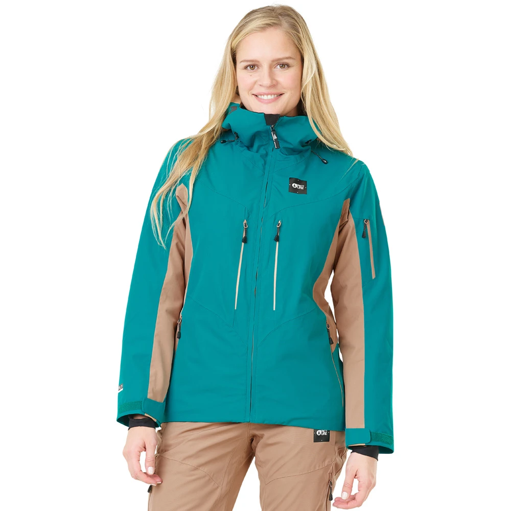 Picture Exa Snowboardjacke Duck Blue Damen 2 Picture Exa Snowboardjacke Duck Blue Damen