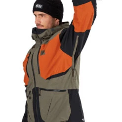 Picture Naikoon Skijacke Dark Army Green Herren -Skigeschäft picture naikoon jacket mvt391 darkarmygreen 03 gross