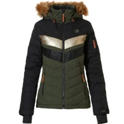 Rehall Karina-R Skijacke Olive Melange Damen -Skigeschäft rehall karina 60017 4010 03 grossWHcst4spJAIM9