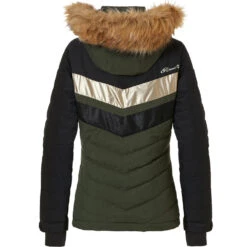 Rehall Karina-R Skijacke Olive Melange Damen -Skigeschäft rehall karina 60017 4010 04 grossAeuX27PipHfaU
