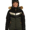 Rehall Karina-R Skijacke Olive Melange Damen -Skigeschäft rehall karina 60017 4010 grossDUVwyi2hs5Y73