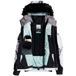 Roxy Jet Ski Snowboardjacke True Black White Birds Damen -Skigeschäft roxy jet ski erjtj03218 kvj2 05 grossa5I2xeRcVA1Dn