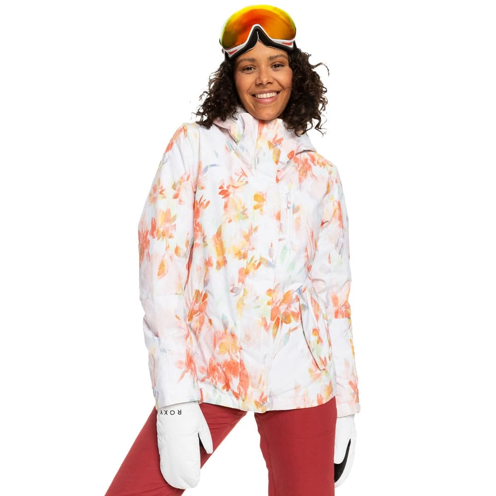 Roxy Jetty Skijacke Bright White Tenderness Damen 3 Roxy Jetty Skijacke Bright White Tenderness Damen