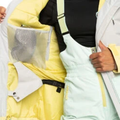 Roxy Ravine Skijacke Grey/Türkis Damen -Skigeschäft roxy ravine jacket erjtj03392 sfv0 03 gross