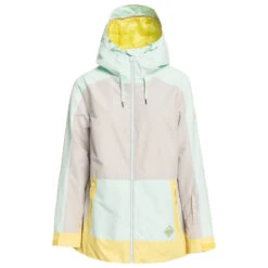 Roxy Ravine Skijacke Grey/Türkis Damen -Skigeschäft roxy ravine jacket erjtj03392 sfv0 04 gross