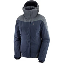 Salomon Icerocket Skijacke Night Sky/Ebony Damen -Skigeschäft salomon icerocket jacket lc12149 02 grossaFwQHuPJo3J1r