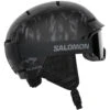 Salomon Player Combo Skihelm Inklusive Brille Black Kinder -Skigeschäft salomon player combo 471858 black gross