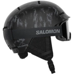 Salomon Player Combo Skihelm Inklusive Brille Black Kinder